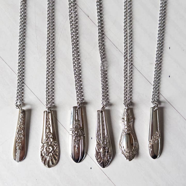 Girl Ran Away With the Spoon - Wholesale Pendant/charm necklace - Spoon Handle Pendant0