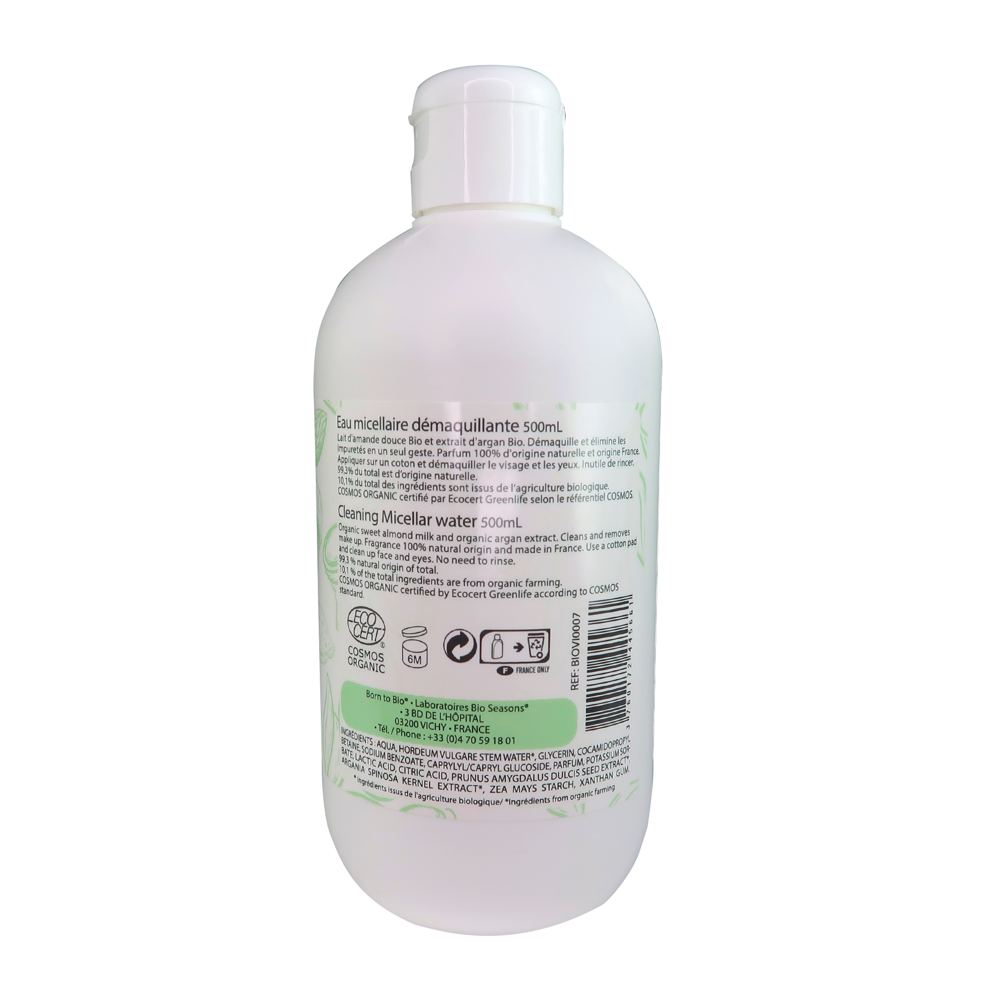 Les Laboratoires Bio Seasons - Wholesale Face & Body Mist/Water - Micellar water normal skins with dry almond argan almond1