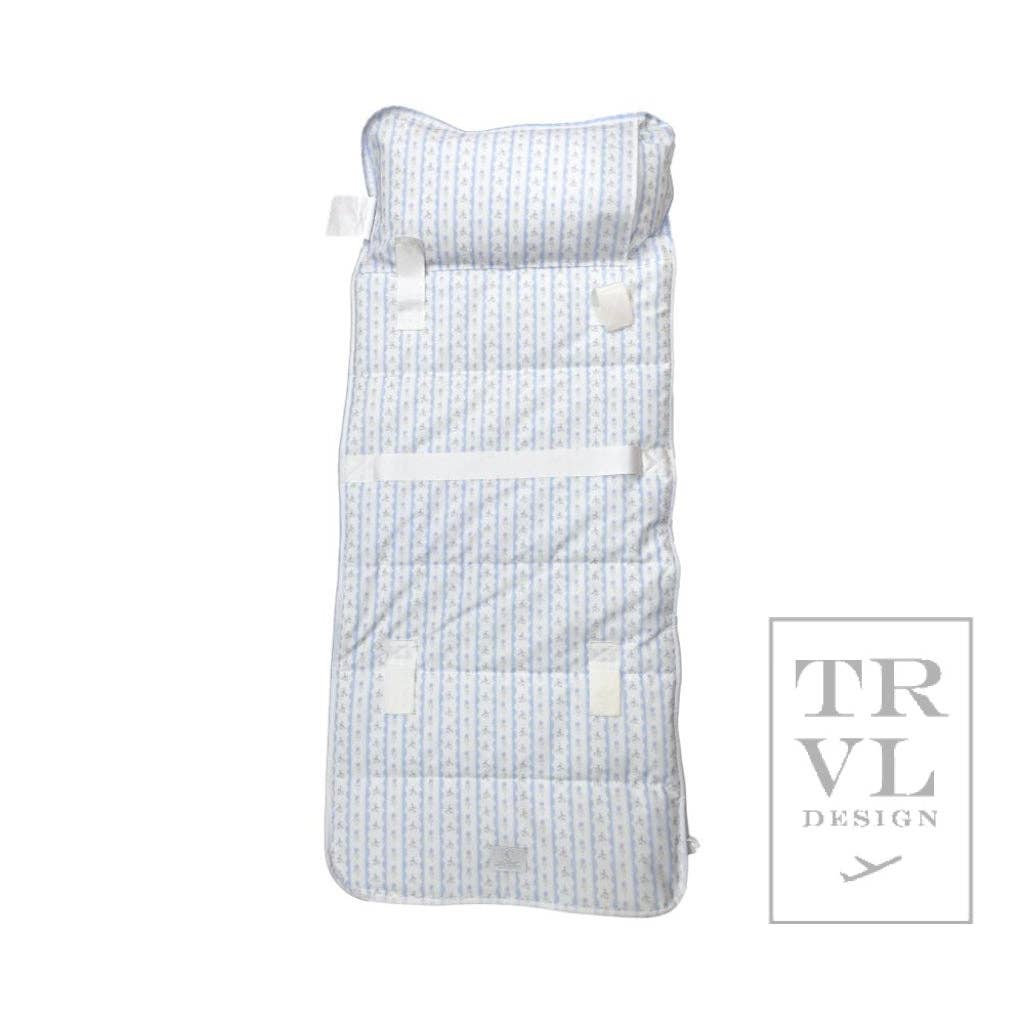 TRVL Design - Wholesale Nap Mat - Kids & Baby - Nap Mat - Rest Up! Ribbon Floral Blue6