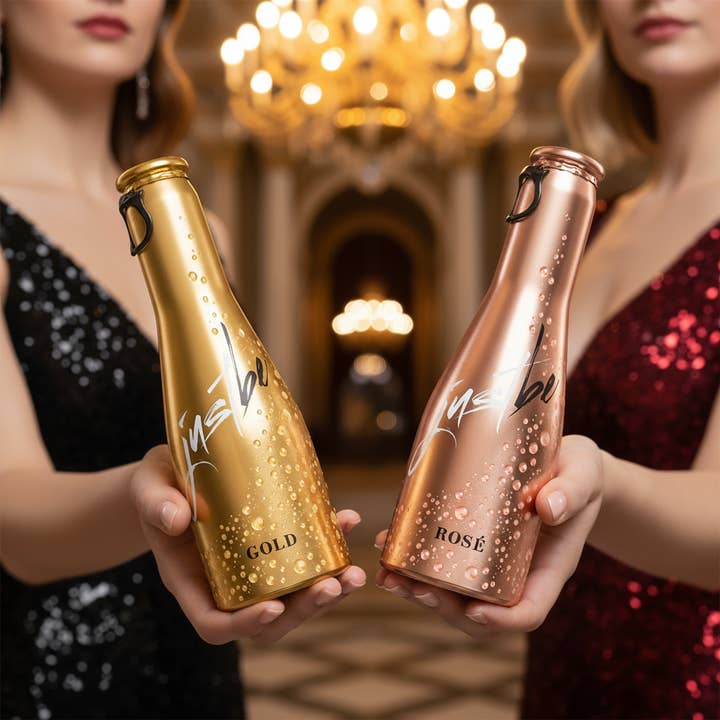 Justbe modern wine drinks - Wholesale Non-Alcoholic Aperitif/Mocktail - JustBe Gold/JustBe Rosé Mix2
