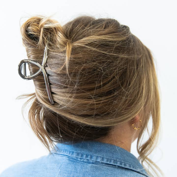 Metal Claw Hair Clip – Silver for wholesale by Headbands of Hope | One Purchased One Donated