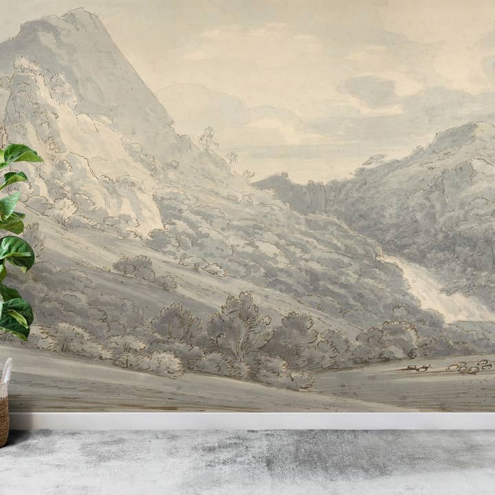SimurgWallArts - Wholesale Wallpaper - Vintage Landscape Wallpaper,Forest Peel and Stick Wall Mural5