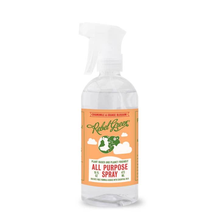 Rebel Green - Wholesale All-Purpose Cleaning Spray - All Purpose Orange Chamomile Spray 16oz (unit)