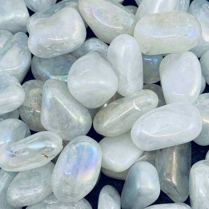 Liv Rocks - Wholesale Spiritual Stone/Crystal - Angel Aura Quartz Tumbled Crystals 1