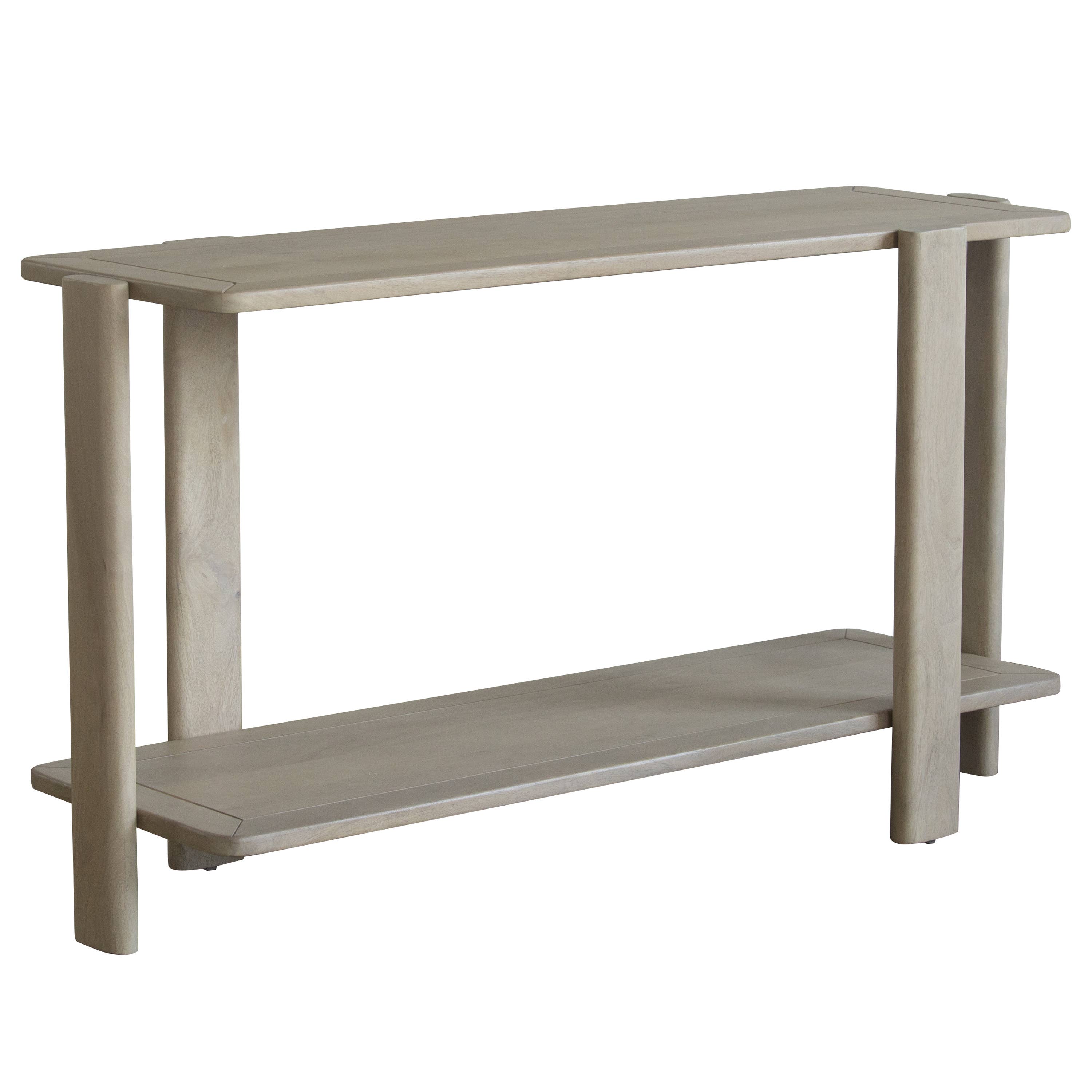 Mango Furniture Inc. - Wholesale Console Table - Ariah solid wood Console Table with shelf1