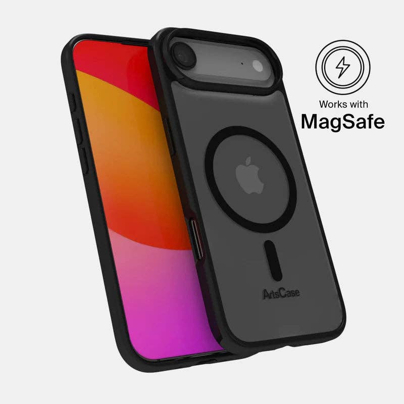 ArtsCase - Vente Coque de téléphone – femme - Coque transparente iPhone 17 Air avec MagSafe – Impact Hybrid4