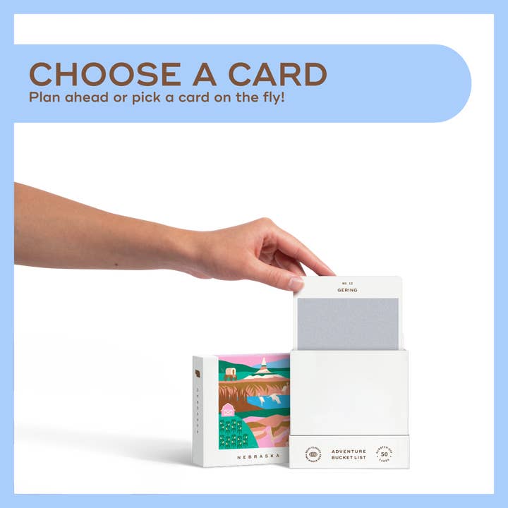 Reach International Outfitters - Wholesale Card Game - Nebraska Adventure Bucket List2