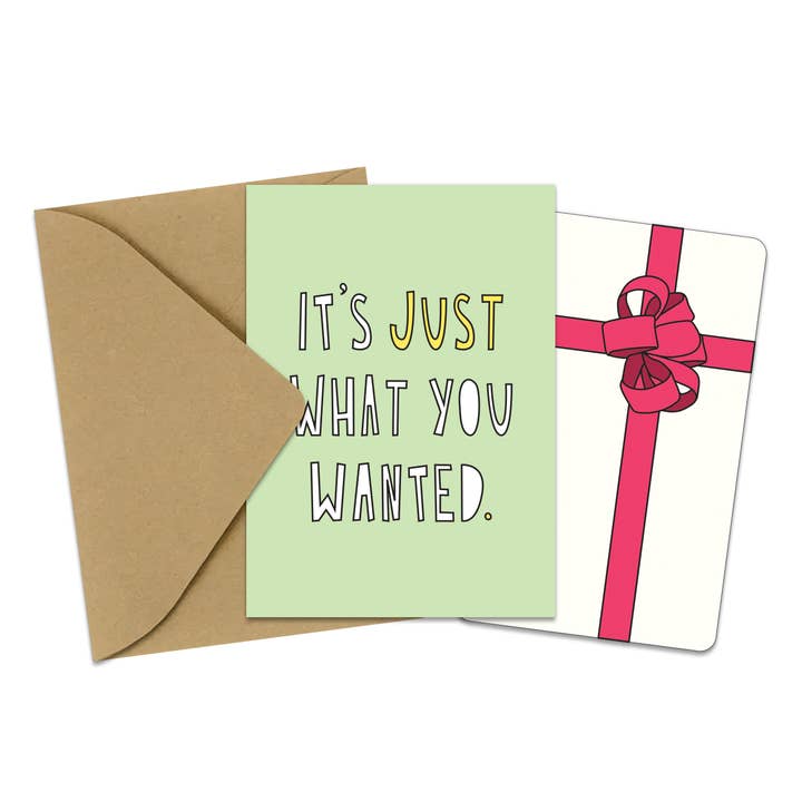 What You Wanted - Enclosure Card for wholesale by Near Modern Disaster