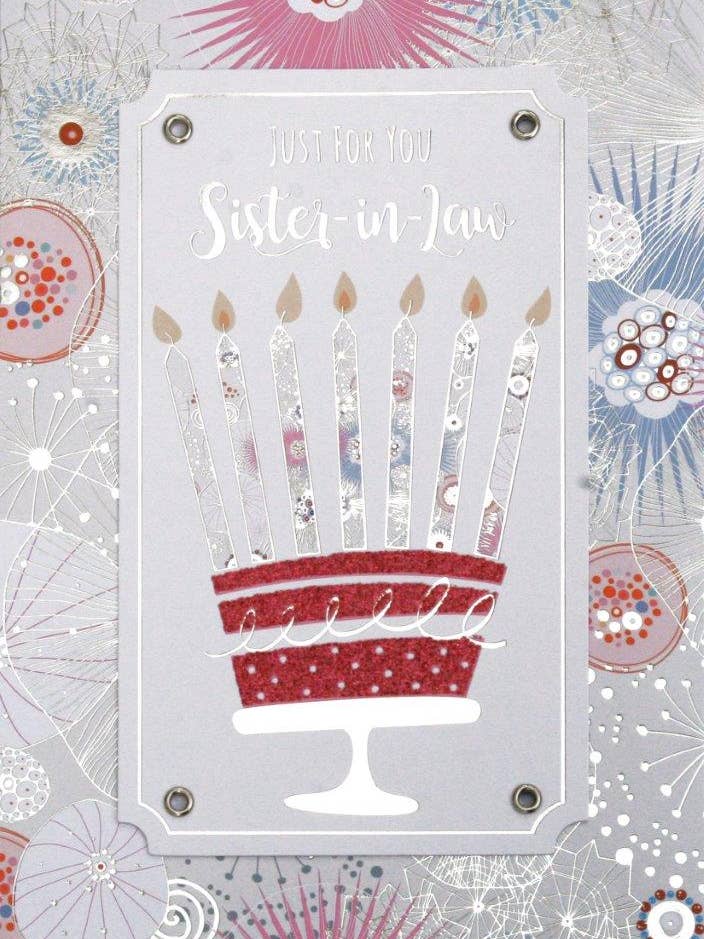 RDG Birthday Greeting Cards - Sister-in-law (3pk) 11769 for wholesale by A-Line Greetings
