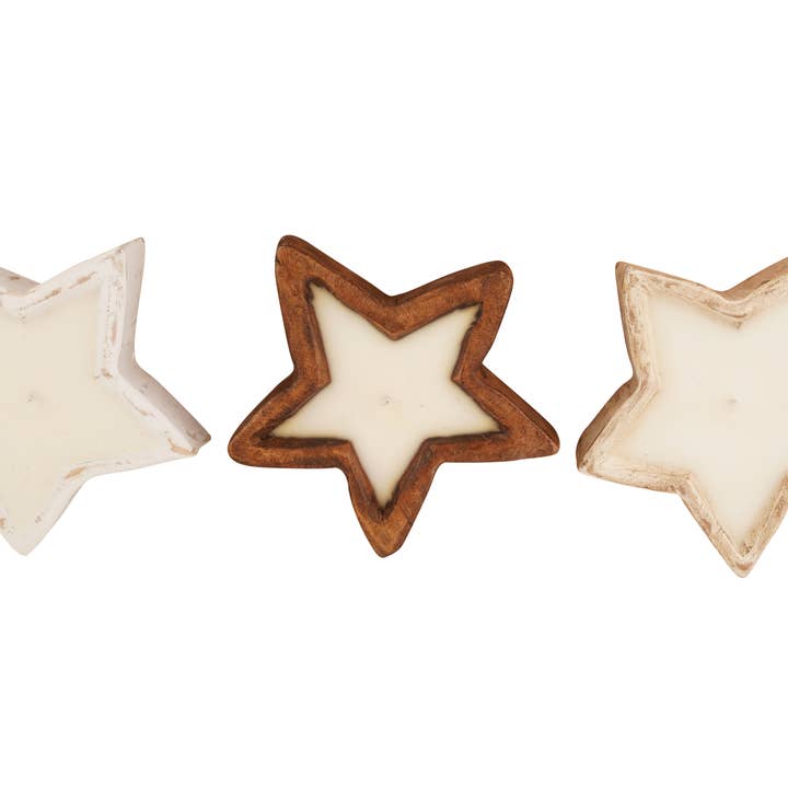 My Amigos Imports - Wholesale Candle Holder - Star Dough Bowl-Small-7x7x2 inches-Candle Ready-NEW