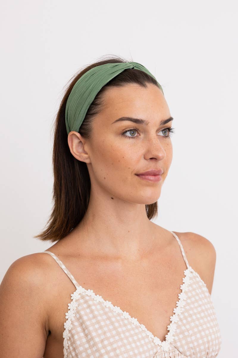 Leto Accessories – wholesale Fashion headband – women's – Pleated Solid Color Summer Headband ☀️6