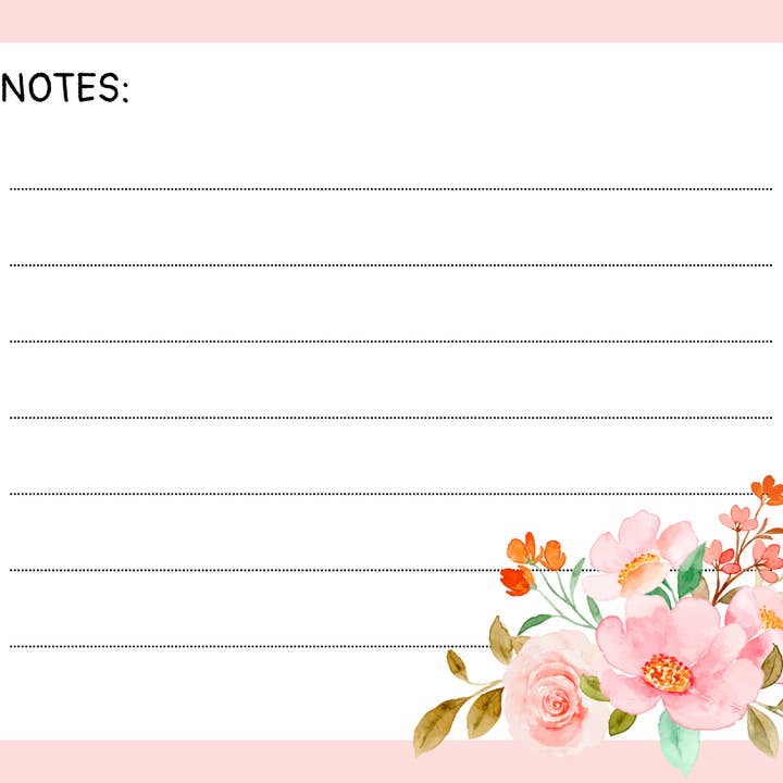 Missh Shop - Wholesale Notepad - Notepad vertical 25 pages with stickers21