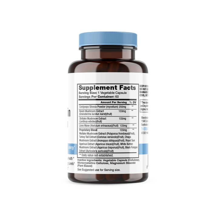 Hello Health - Wholesale Oral Supplement/Vitamin - Happy Brain 10 Mushroom Complex2