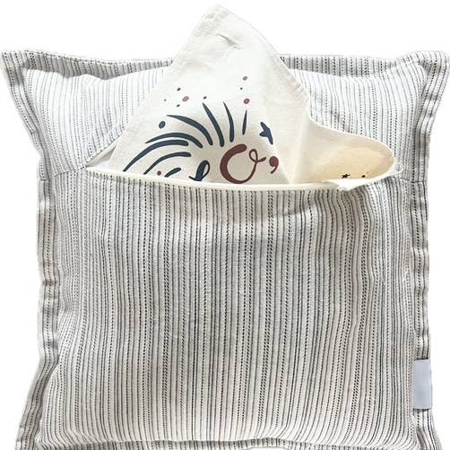 PillowPanels - Wholesale Throw/Decorative Pillow - SQUARE PILLOW ONLY: (with insert) SQUARE TICKING PILLOW3