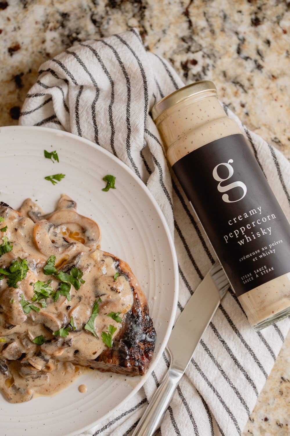 Gourmet Inspirations - Wholesale Sauce - Peppercorn Whisky Steak Sauce | Creamy, Bold, and Flavorful NO TARIFFS3