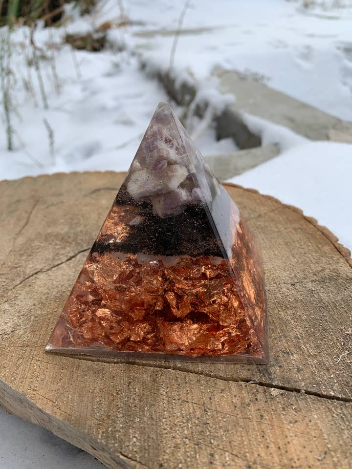 FLUORITE-Healing Orgonites - Fluorite for wholesale by Orgonics by Driftwood Works Inc