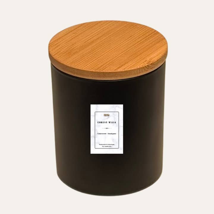 Forest Walk (Cedarwood - Eucalyptus) 10Oz soy wax candle for wholesale by WdudCraft
