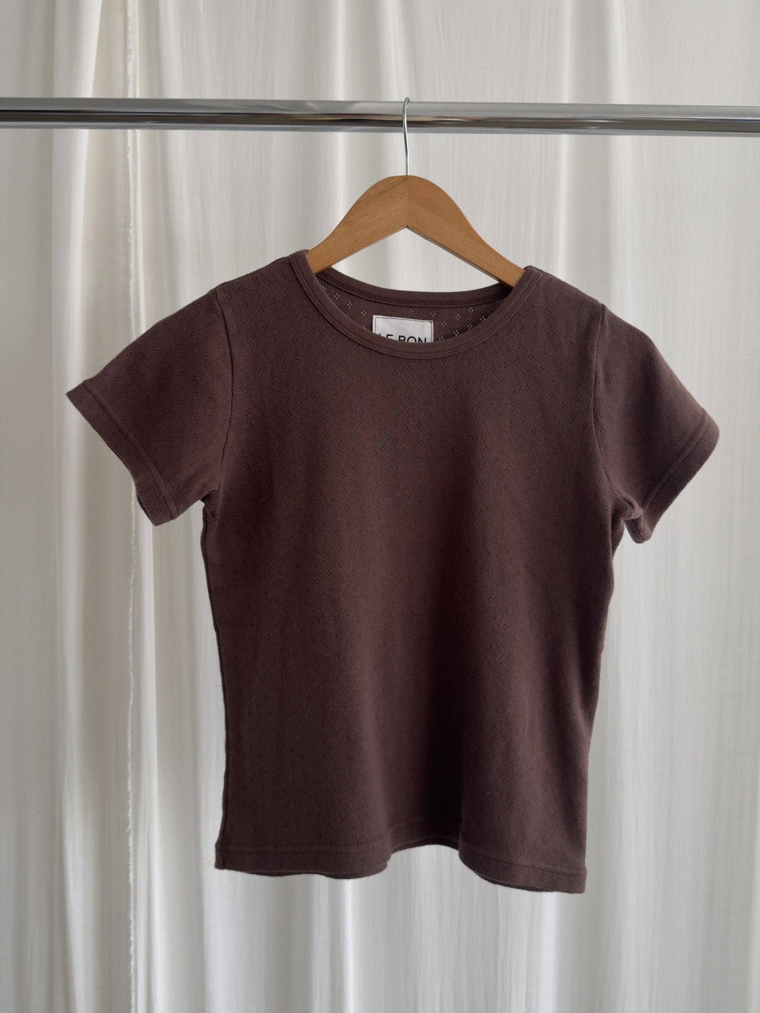 Le Bon Shoppe - Wholesale Knit Top - Women's - Pointelle Babe Tee (2S-2M-1L)33