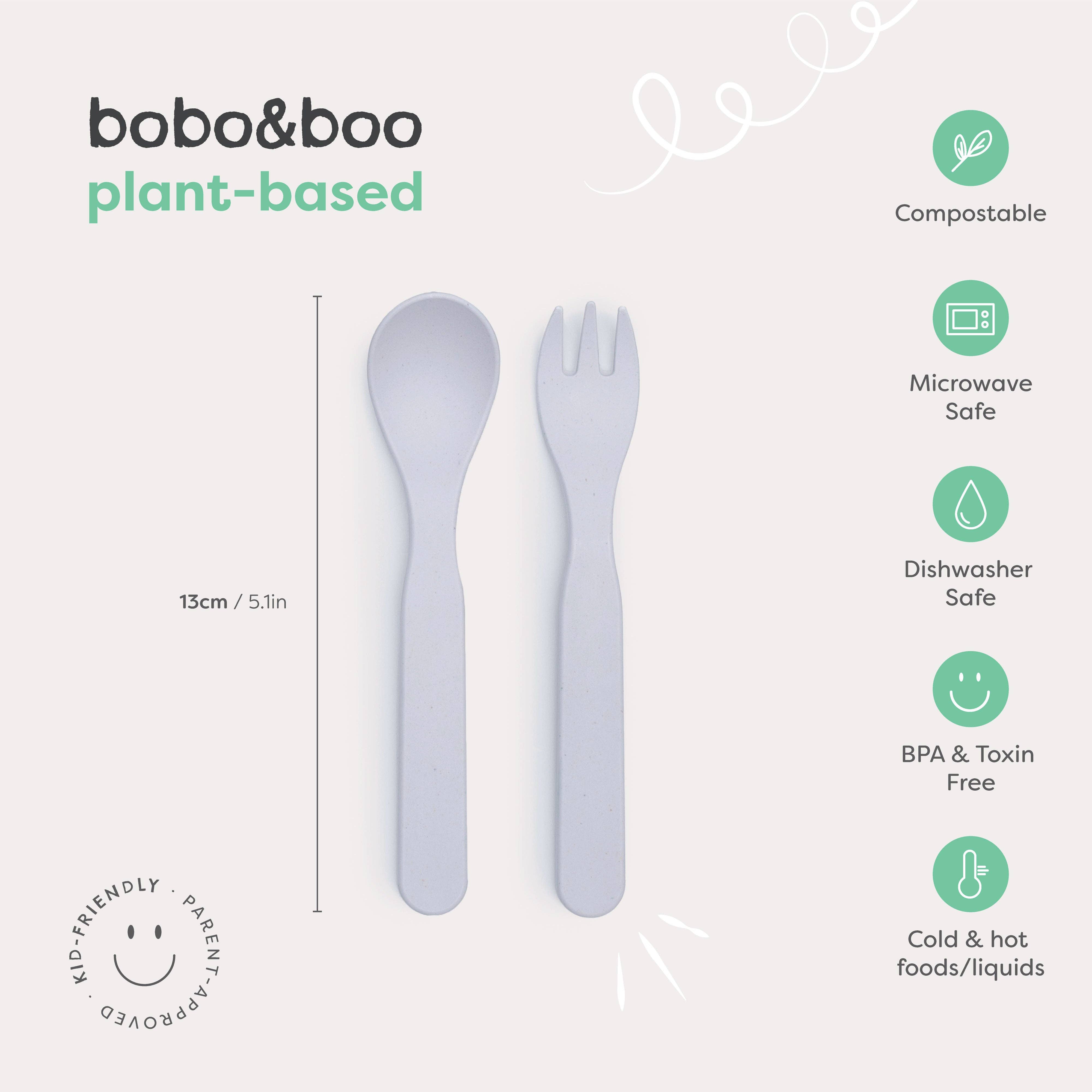 Bobo & Boo AUS - Wholesale Flatware Set - Kids & Baby - Bobo&Boo Plant-Based Cutlery Set - Yellow1