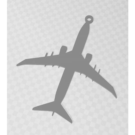 P-8 Aircraft Ornament (Acrylic) (Gray) for wholesale by Economy Ornament