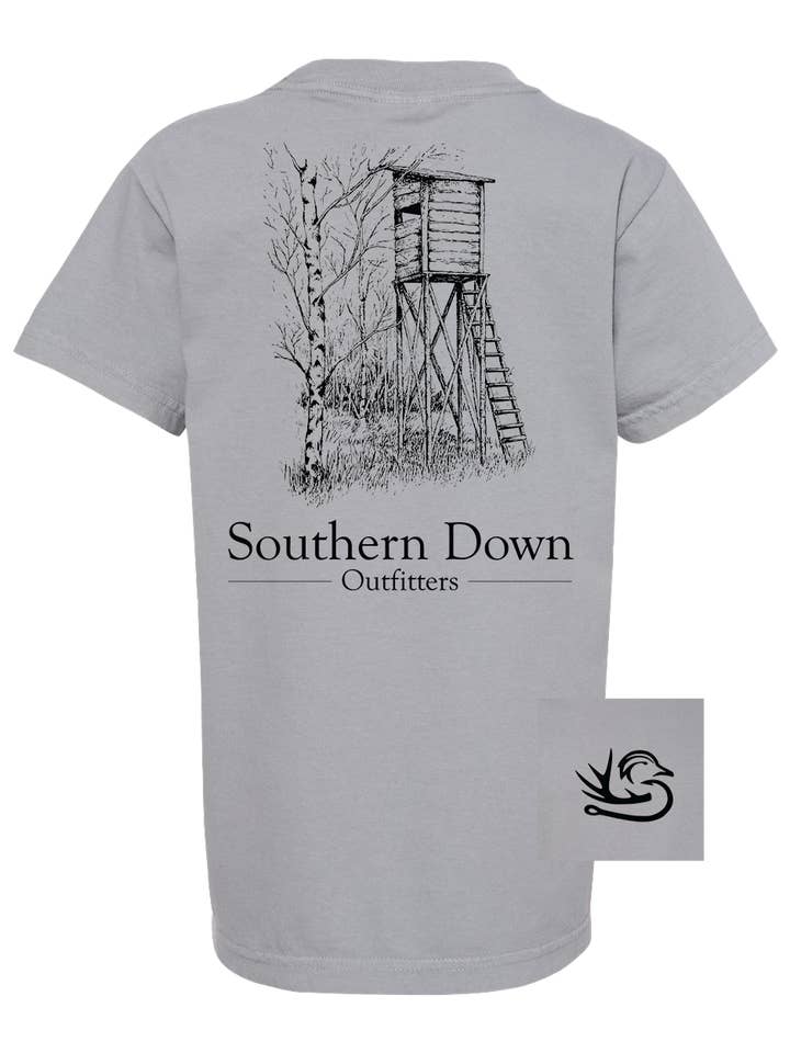 Southern Down Outfitters - Wholesale Screen Printed T-Shirt - Kids - Deer Stand Youth Tee0