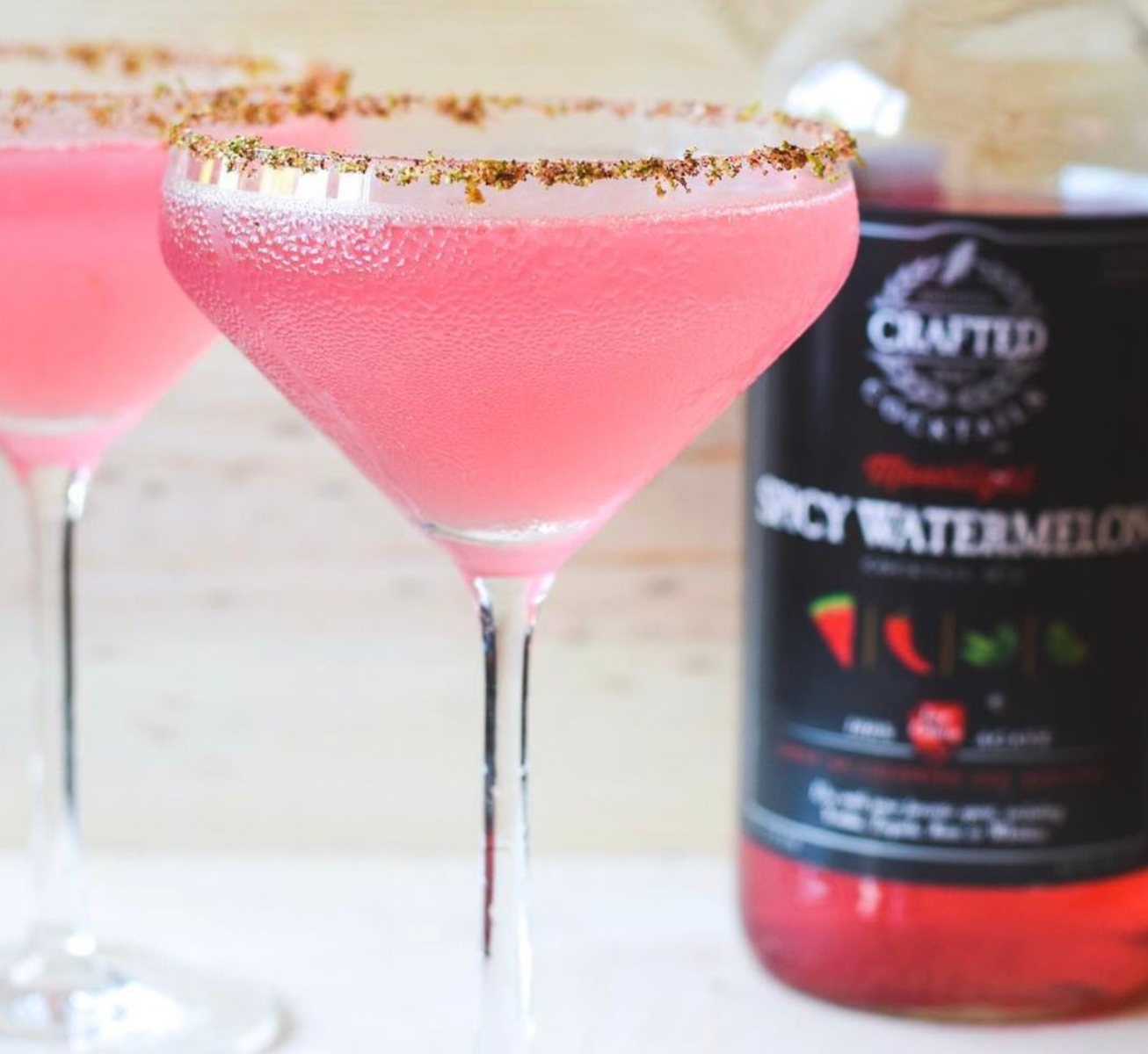 Crafted Cocktails - Wholesale Cocktail Mix/Syrup - Spicy Watermelon Nonalcoholic Cocktail Mixer6