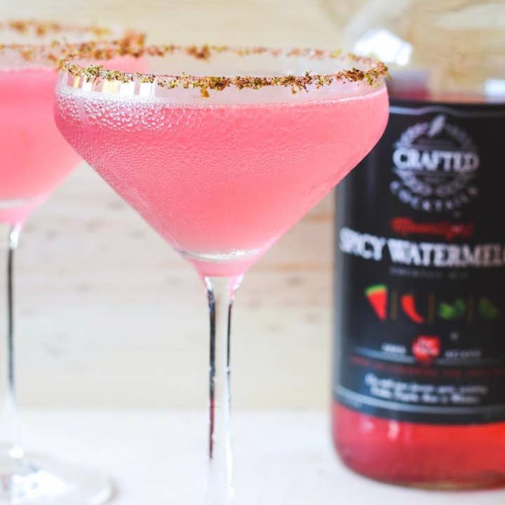 Crafted Cocktails - Wholesale Cocktail Mix/Syrup - Spicy Watermelon Nonalcoholic Cocktail Mixer6