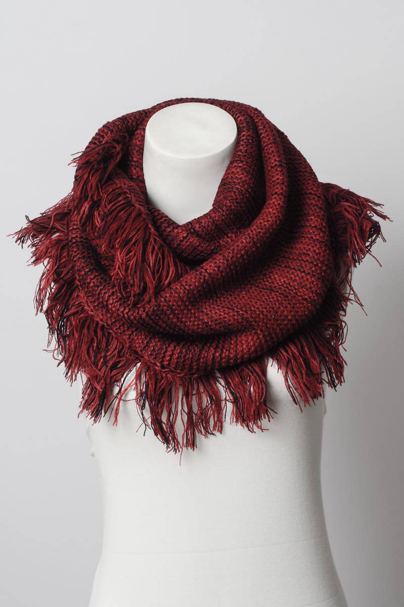 Leto Accessories - Wholesale Scarf - Women's - Soft and Warm Marled Knit Infinity Loop Scarf ♾️7
