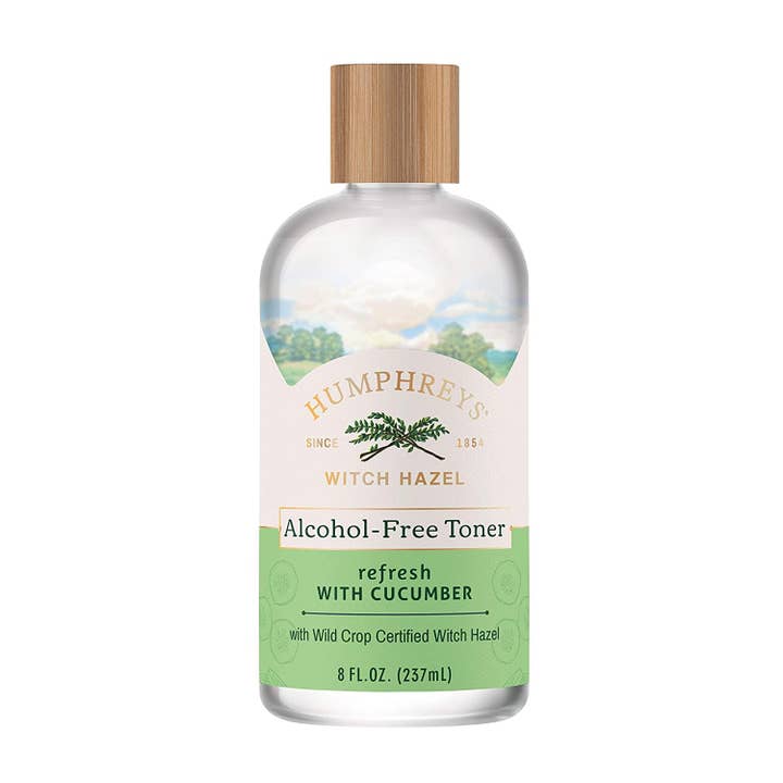 KT Supply - Wholesale Facial Toner - Humphreys Witch Hazel Cucumber Refresh AlcoholFree Toner 8oz