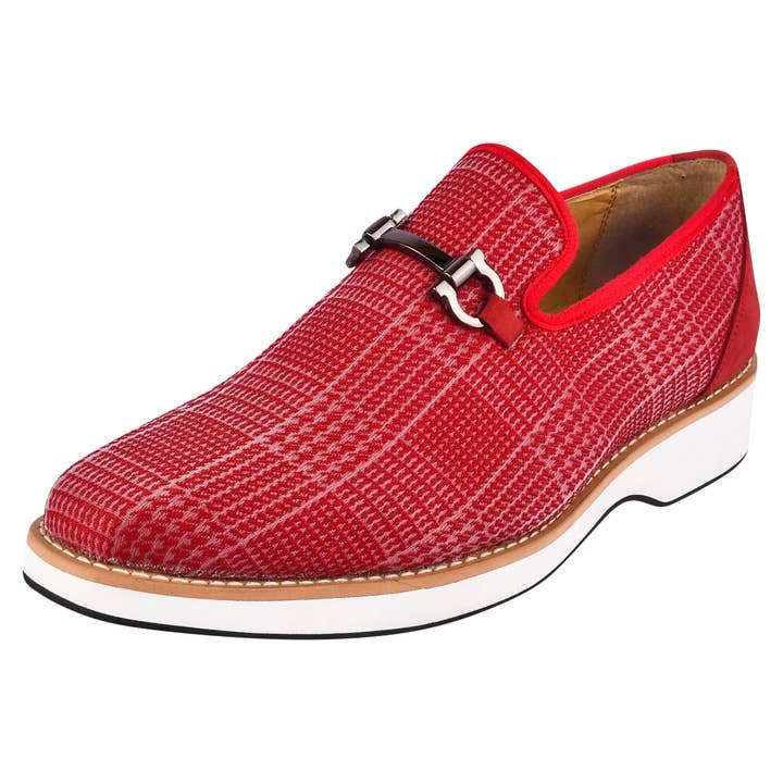LIBERTYZENO - Wholesale Loafers - Men's - Megaball mens Casual textile printed buckle shoes8