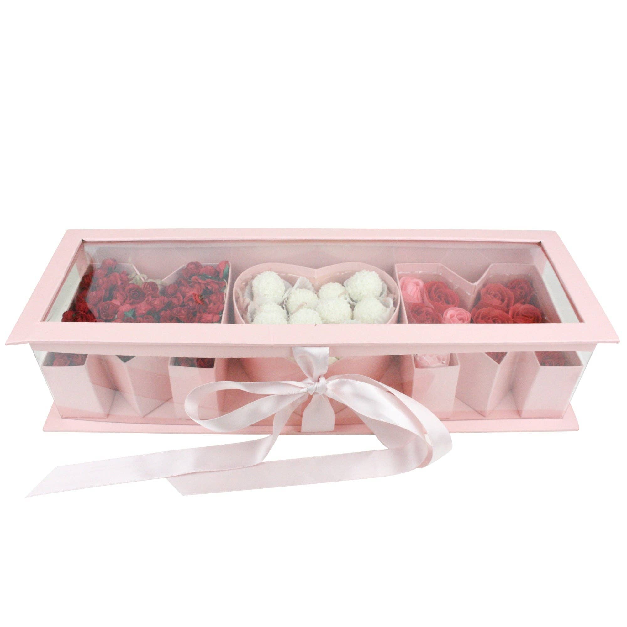 Emartbuy – Caixa de presente por atacado – Caixa elegante com compartimentos em forma de coração para Mom1