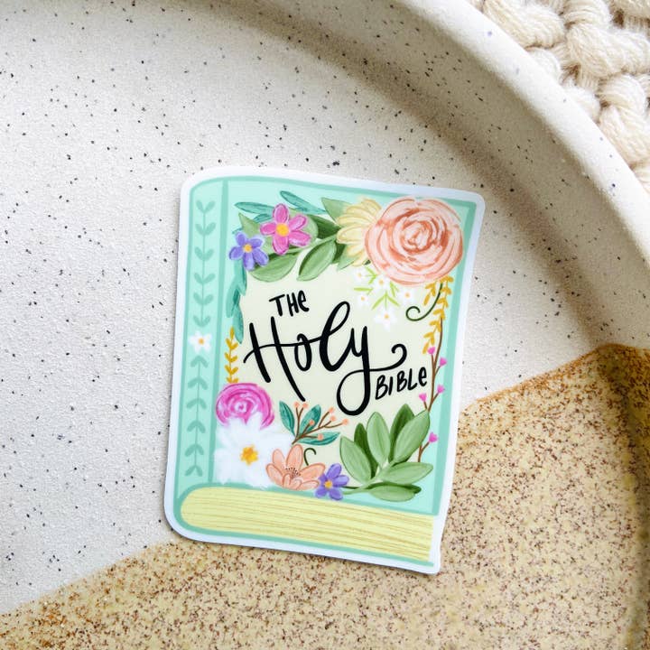Makerie Day - Wholesale Sticker - Holy Bible Floral Sticker