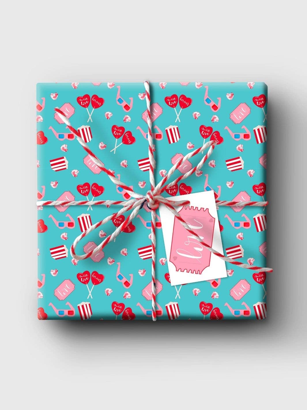 Curlicue - Venta al por mayor Sobre de papel de regalo - Papel de regalo Sweet Love - sostenible y ecológico11