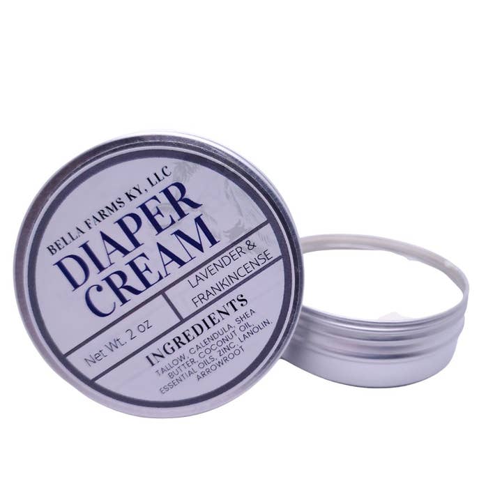 Natural Tallow Diaper Cream for wholesale by Bella Farms KY