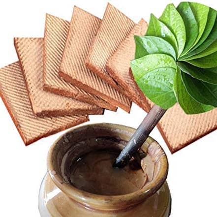 India shopping - Vendita all'ingrosso Gomme da masticare - Katha secco, Kattha intero, Catechu secco, Paan Katha, Pan Kattha, Sukha Kattha,-300 g