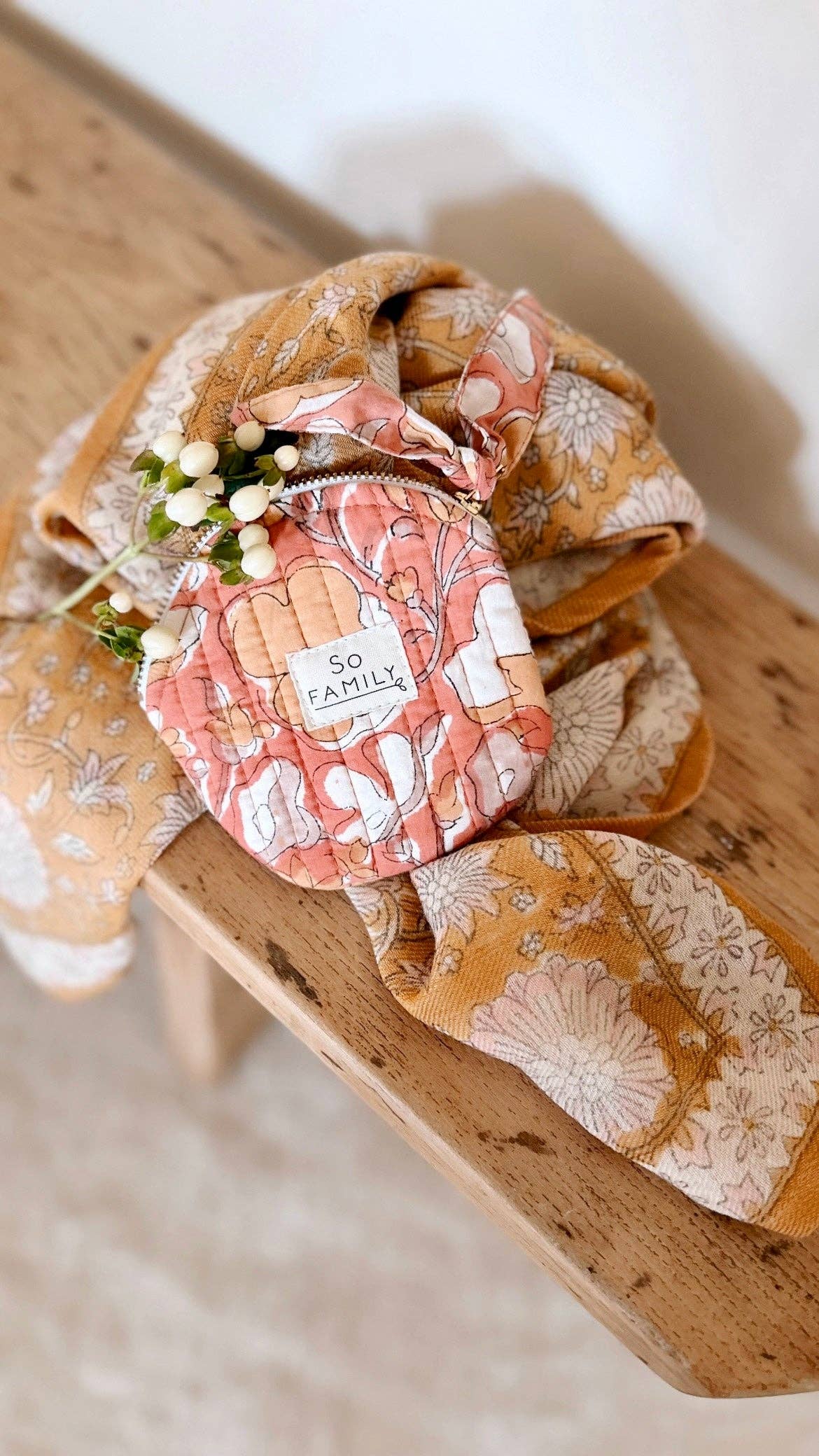 SO FAMILY - Vente Porte-monnaie – femme - Porte monnaie Cosmos Rouille2