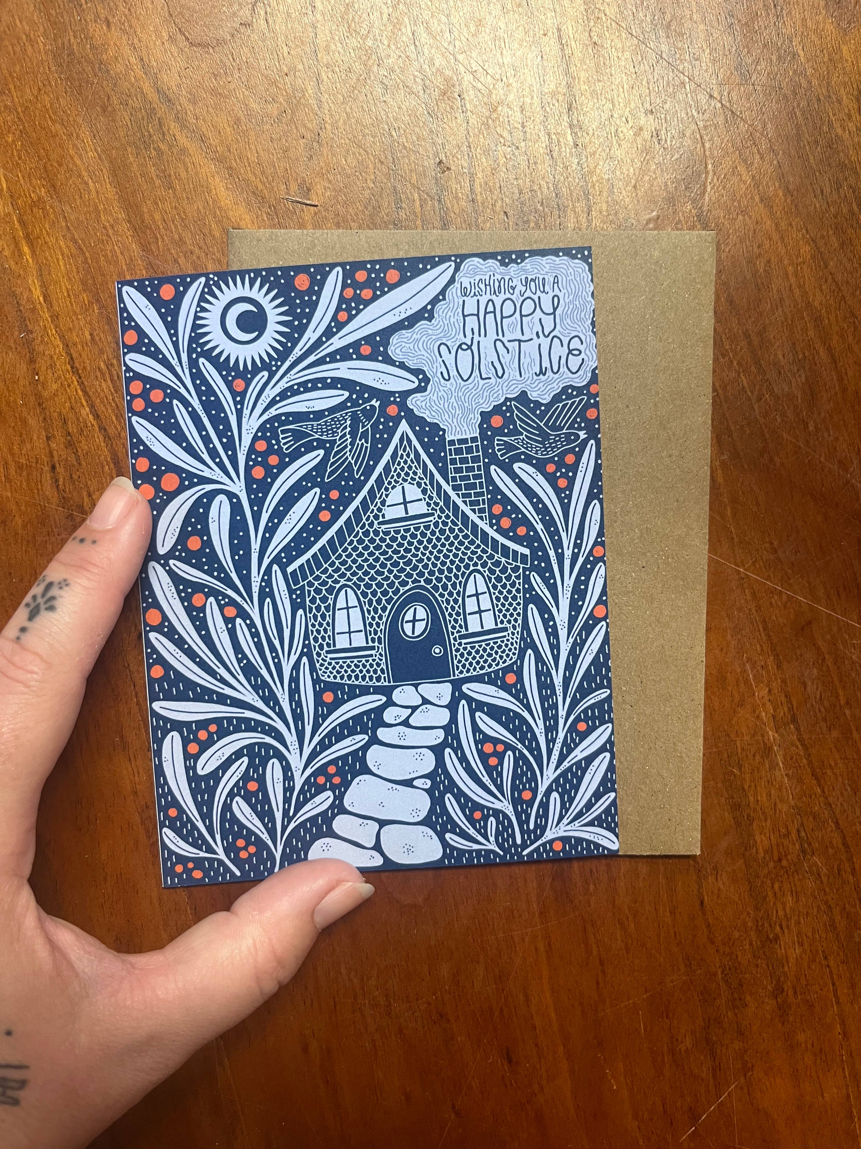 Pen+Pine - Wholesale Season's Greetings Card - Solstice Card - Pack of 51