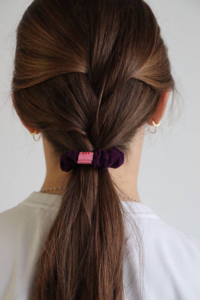 Maho - Wholesale Hair Tie - Gaby purple velvet2