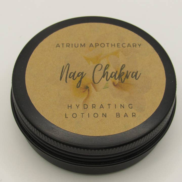 Nag Chakra Lotion Bar | Hydrating | Small 2oz Tin for wholesale by Atrium Apothecary Inc