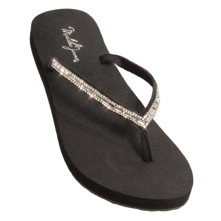 Bel Air Baguette Clear Crystal and other Purchase Wholesale bling flip flops. Free Returns & Net 60 Terms on Faire trending on Faire.