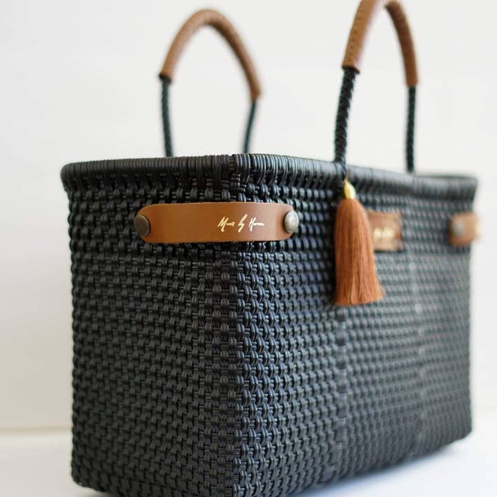MAVIS BY HERRERA - Wholesale Tote Bag - Women's - Less Pollution Convertible Handbag -Black Pearl