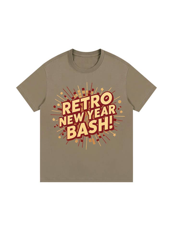 Queen Fashion - Wholesale T-Shirt (Graphic) - Unisex - new year bash retro graphic apparel – DTG Printed Tee12