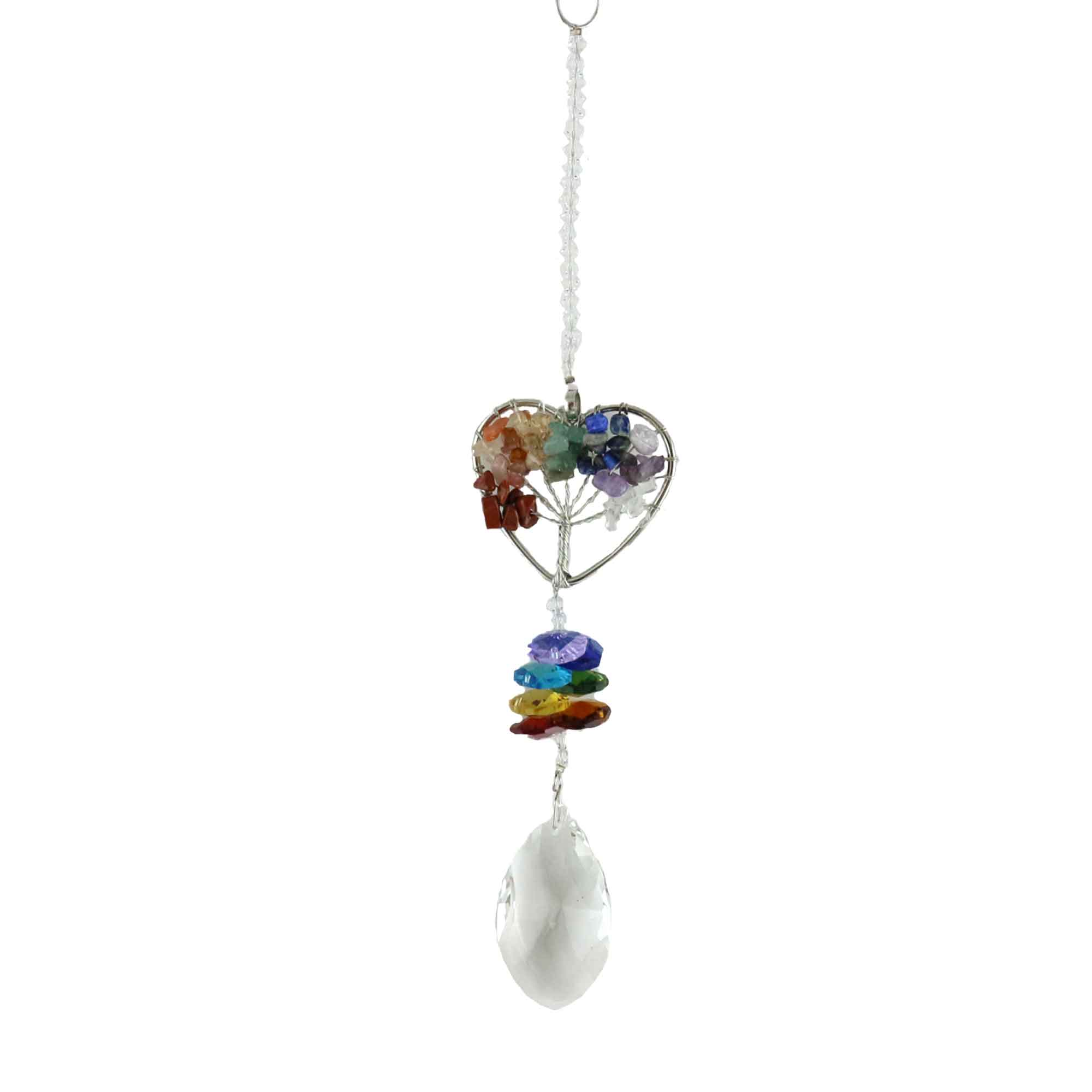 Decor N Beyond - Vendita all'ingrosso Decorazione - Chakra Bead Tree Ottagono Sfera di Cristallo/Catcher a goccia2