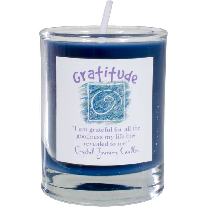 Soy Herbal Filled Votive Gratitude (Each) for wholesale by Kheops International