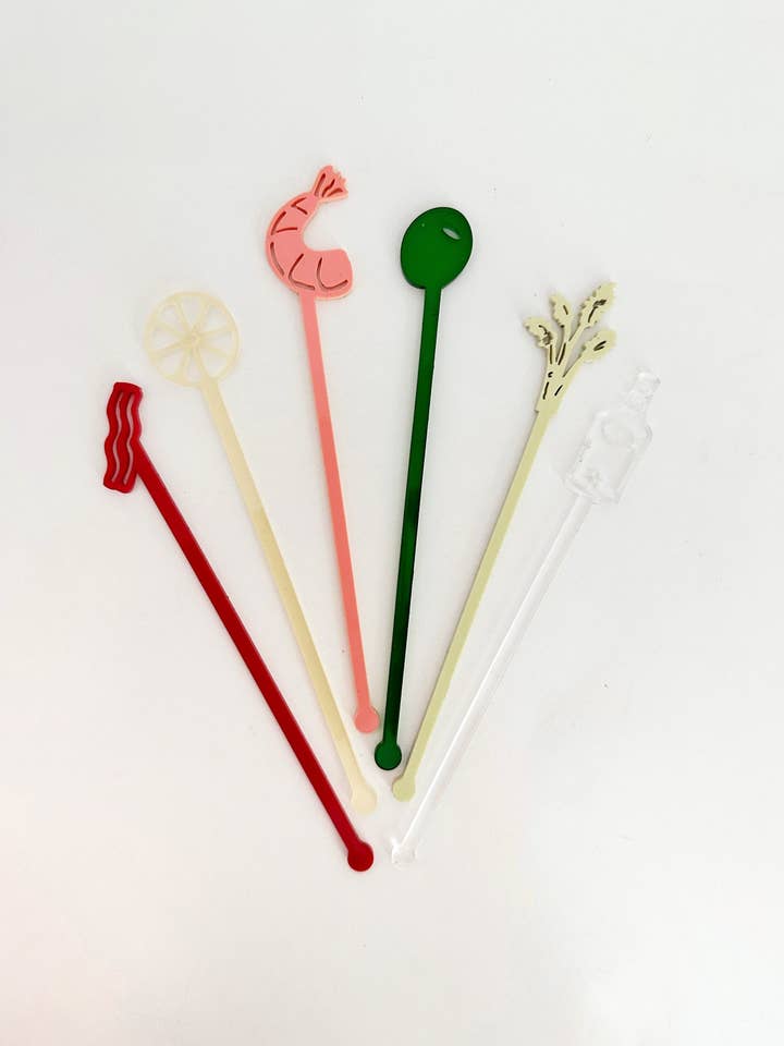 Bloody Mary Stir Stick Set for wholesale by Lucky Lemon Paper Co.