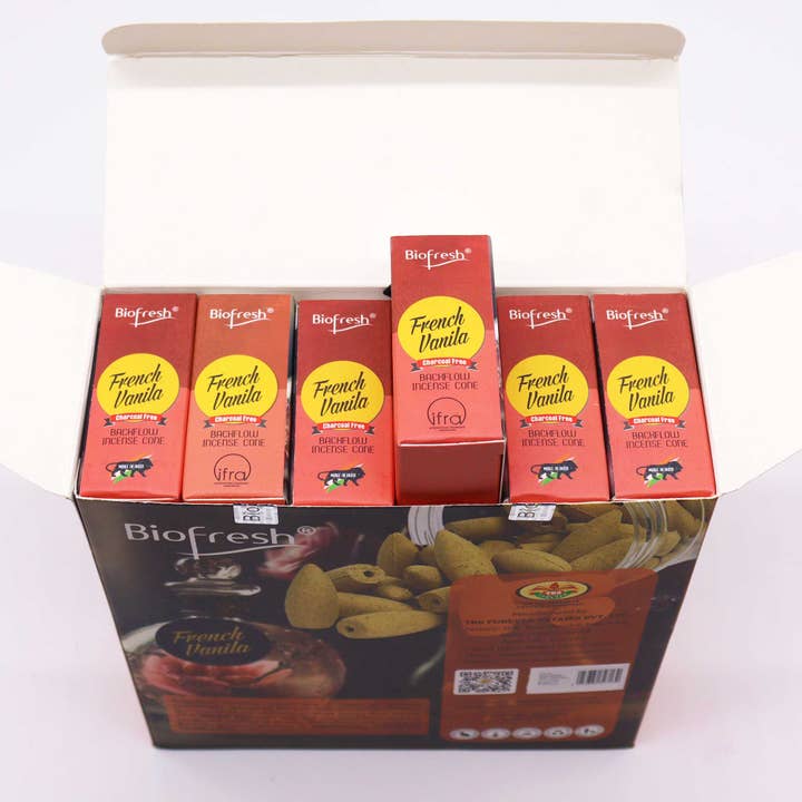 AWGifts Europe - Wholesale Incense - Wholesale Biofresh Backflow Incense Cones
18
