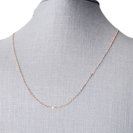 14K Rose Gold Filled Cable Chain, Lobster Claw Clasp for wholesale by E. Ria Designs, LLC