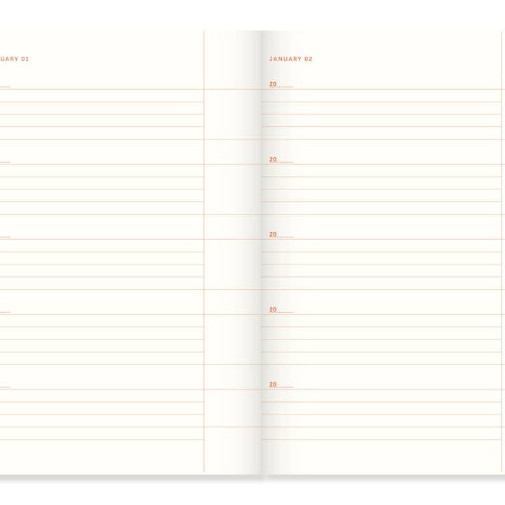 A-Journal Stationery – wholesale Journal/diary – One line a day Journal - Stripes1