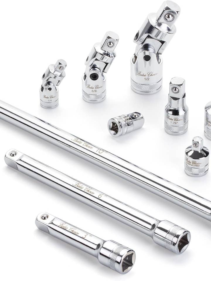 Bates- Socket Accessory Set, 10 pcs, Silver for wholesale by Bates Choice