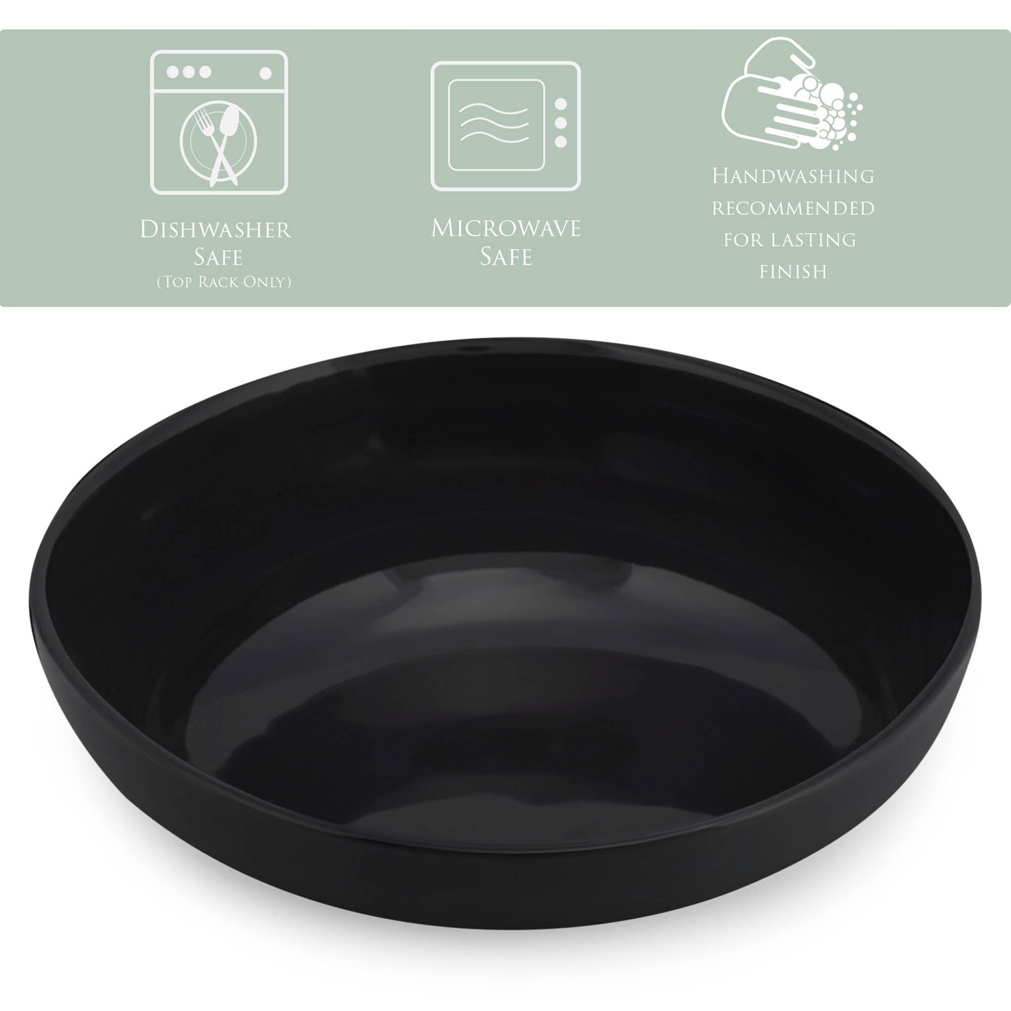 EAST AVENUE - Wholesale Bowl - Dinner Bowls Set of 4, Black1